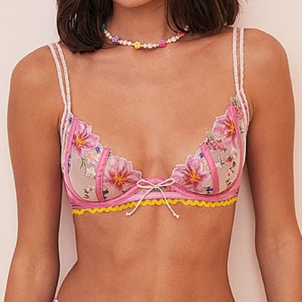 For Love and Lemons Plumeria bra